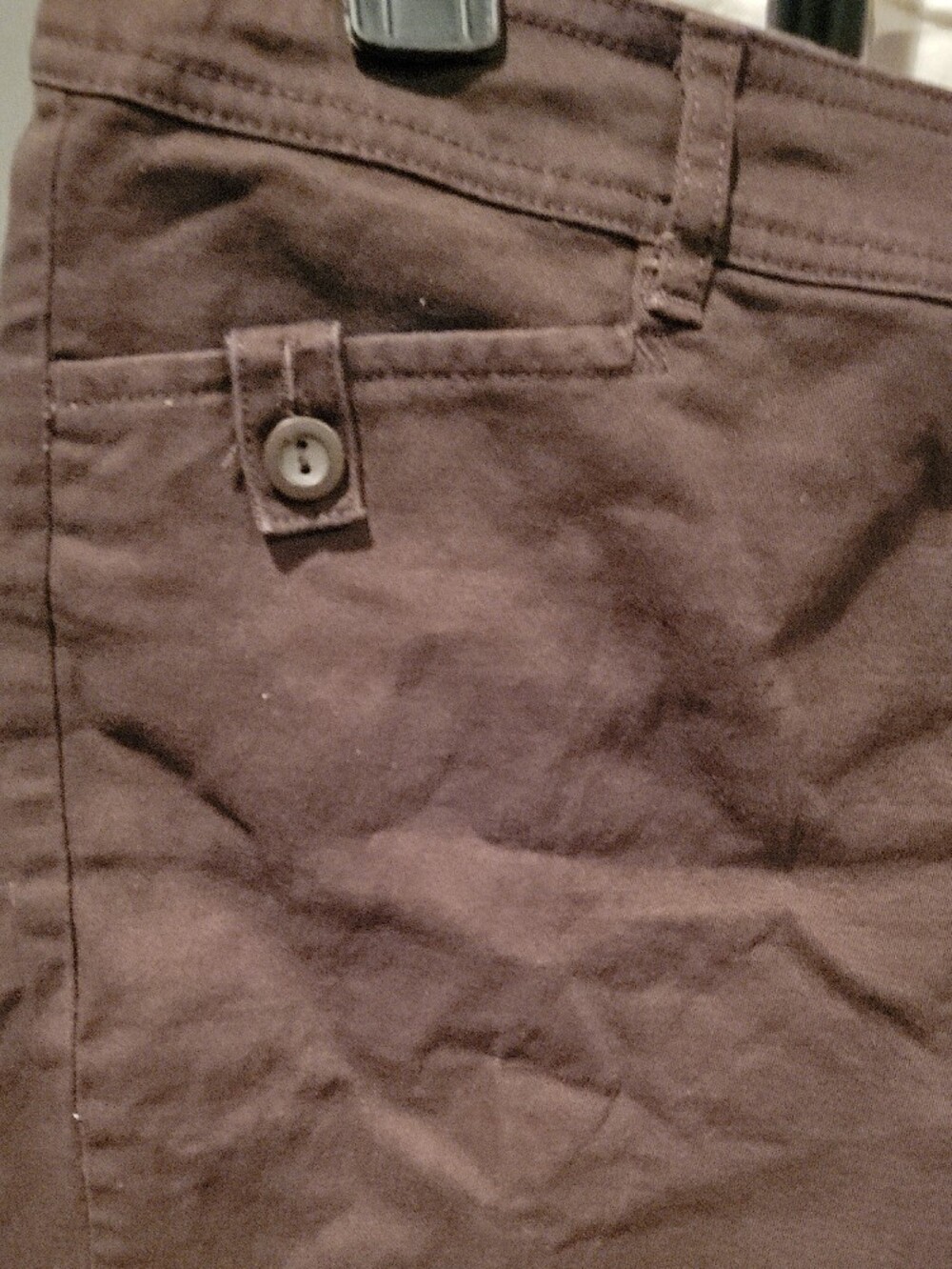 St. John's Bay Brown Casual Shorts 14 - Picture 3 of 5